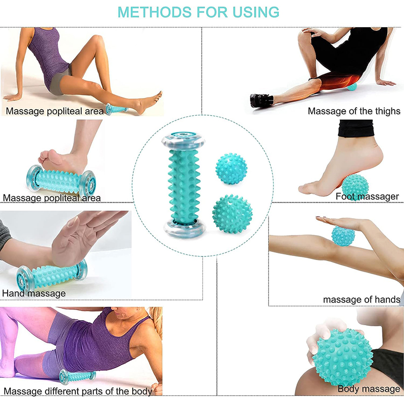 フットマッサージャー マッサージローラー ヨガマッサージボー - Yoga Fitness Wheel のレビューと価格