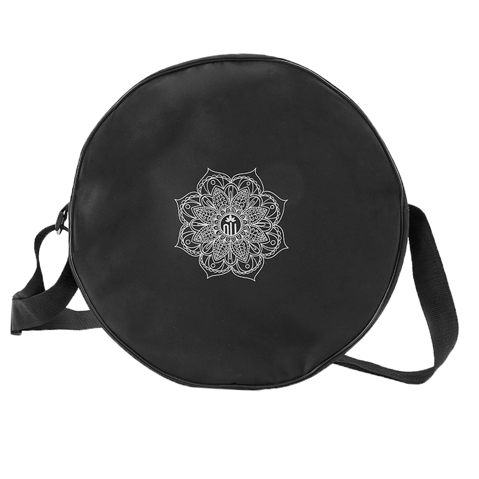 ヨガとフィットネス用のナイロンバッグ,黒,花,ヨガの円,肩の - Yoga Fitness Wheel のレビューと価格