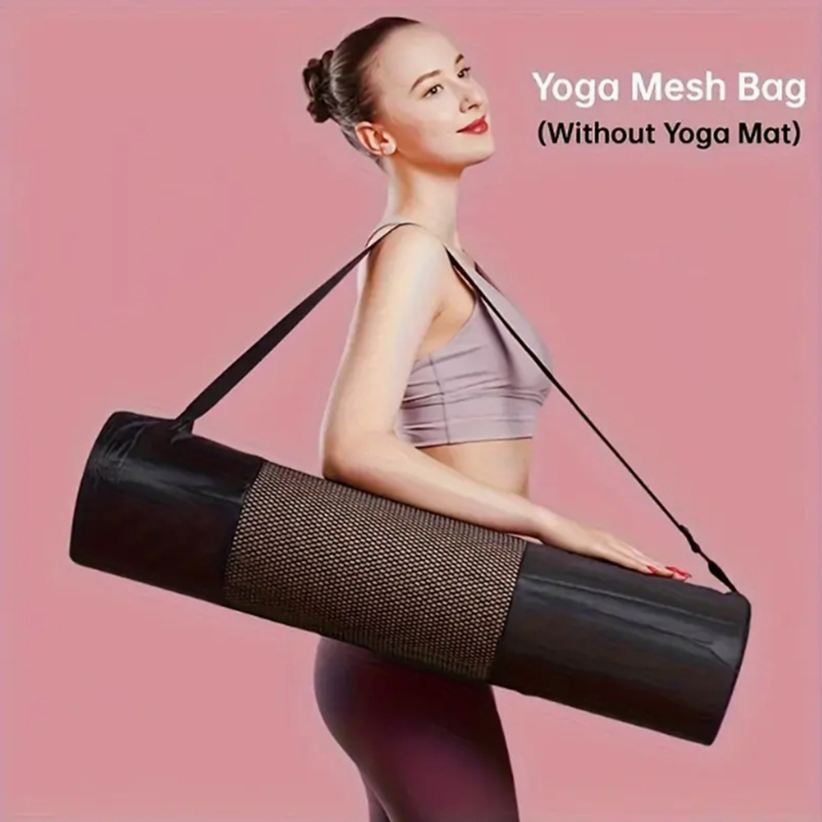 通気性のあるヨガマット収納メッシュバッグ - 耐久性のあるオ - Yoga Mat For Fitness のレビューと価格