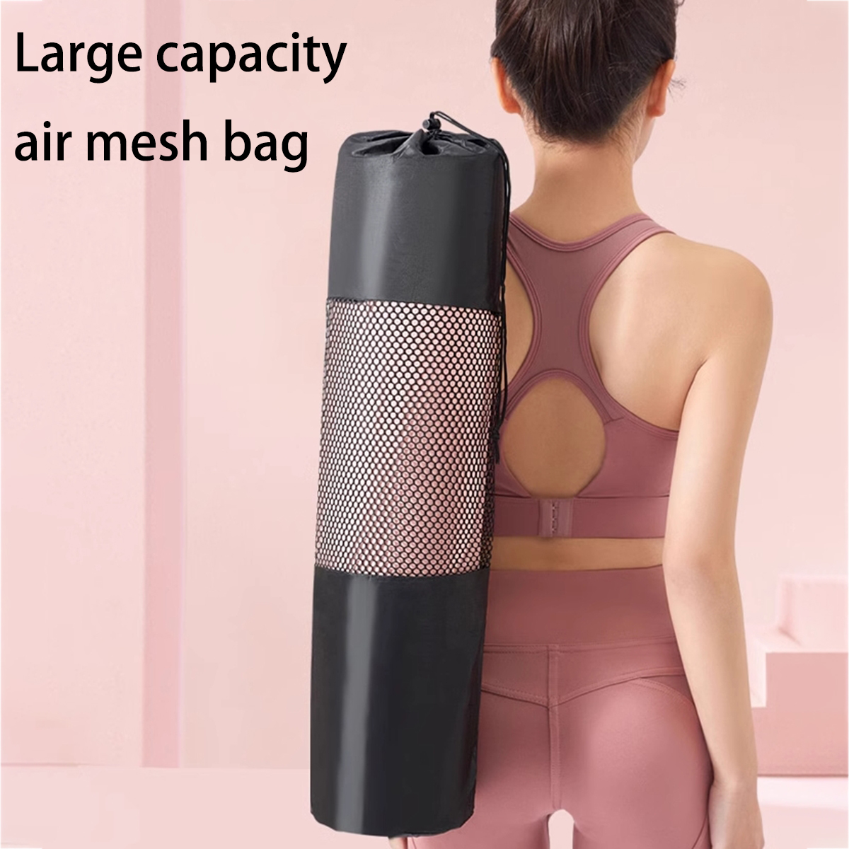 通気性のあるヨガマット収納メッシュバッグ - 耐久性のあるオ - Yoga Mat For Fitness のレビューと価格