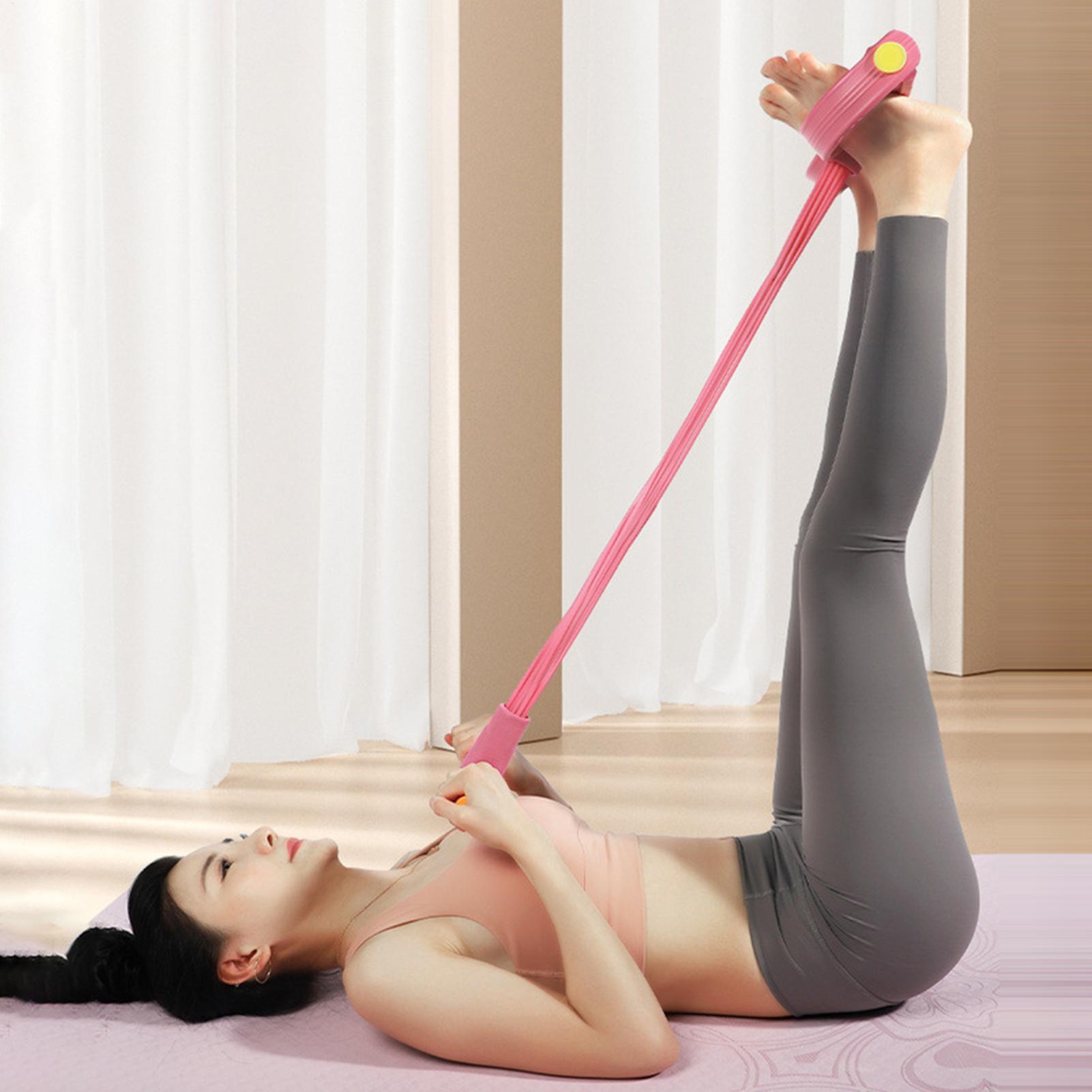 ペダルプーラー 6チューブ弾性トレーニングプルロープ フィッ - Yoga Fitness Hotel のレビューと価格