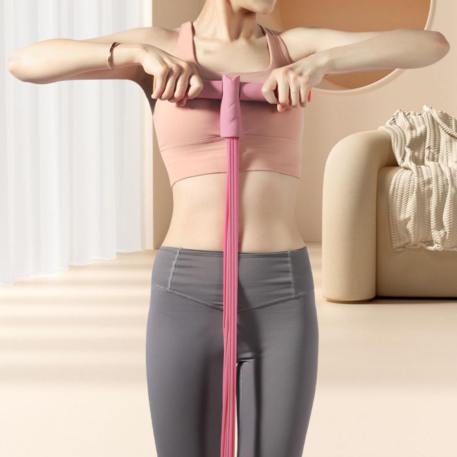 ペダルプーラー 6チューブ弾性トレーニングプルロープ フィッ - Yoga Fitness Hotel のレビューと価格