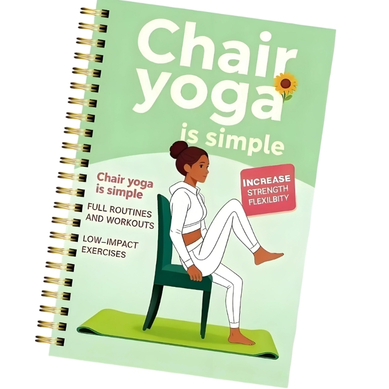 高齢者向けのノートを書く フィットネスルーチン チェア ヨガ - Yoga Fitness Journal のレビューと価格