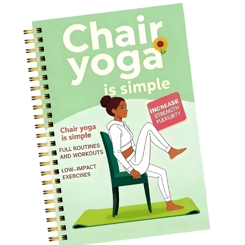 高齢者向けのノートを書く フィットネスルーチン チェア ヨガ - Yoga Fitness Journal のレビューと価格