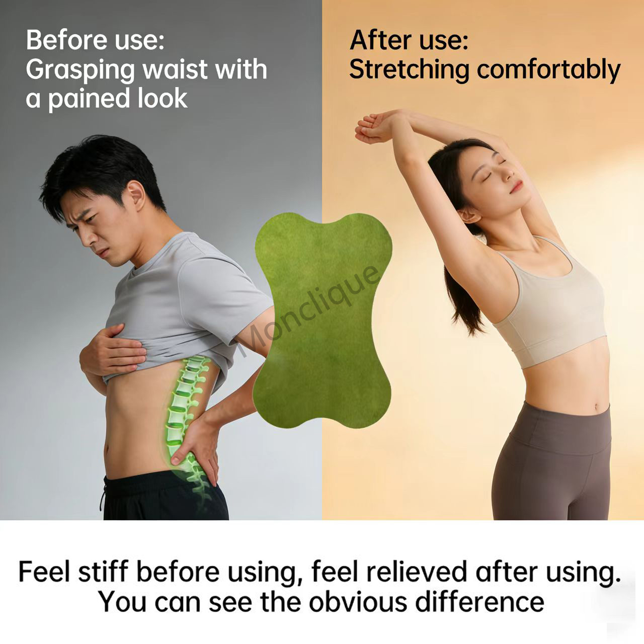 24/48 個腰椎パッチバックマッサージパッチ脊椎矯正リラッ - Yoga Fitness Promotion のレビューと価格