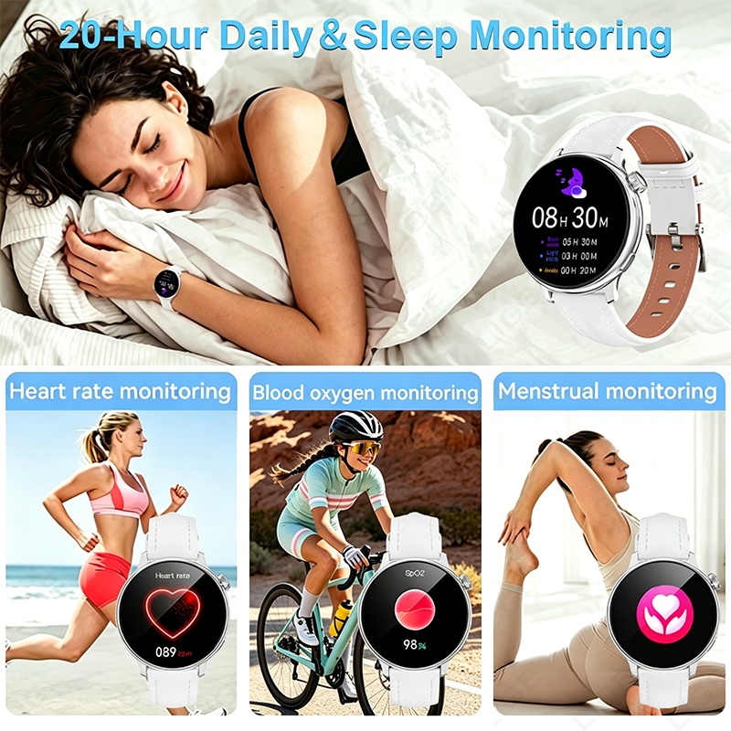 LIGE スポーツスマートウォッチ 女性用 ワイヤレス通話  - Oxygen Yoga & Fitness Kanata のレビューと価格