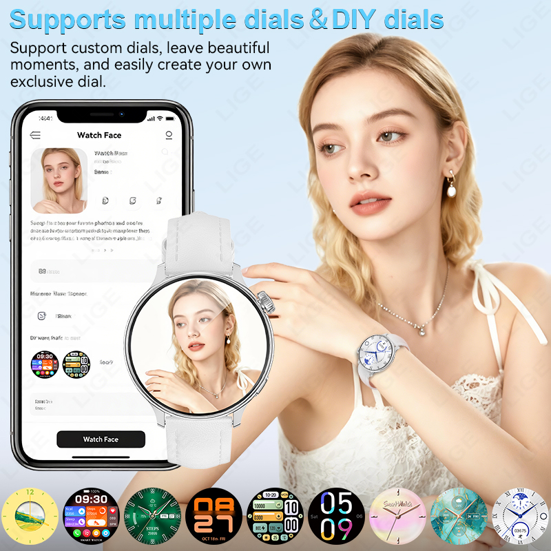 LIGE スポーツスマートウォッチ 女性用 ワイヤレス通話  - Oxygen Yoga & Fitness Kanata のレビューと価格