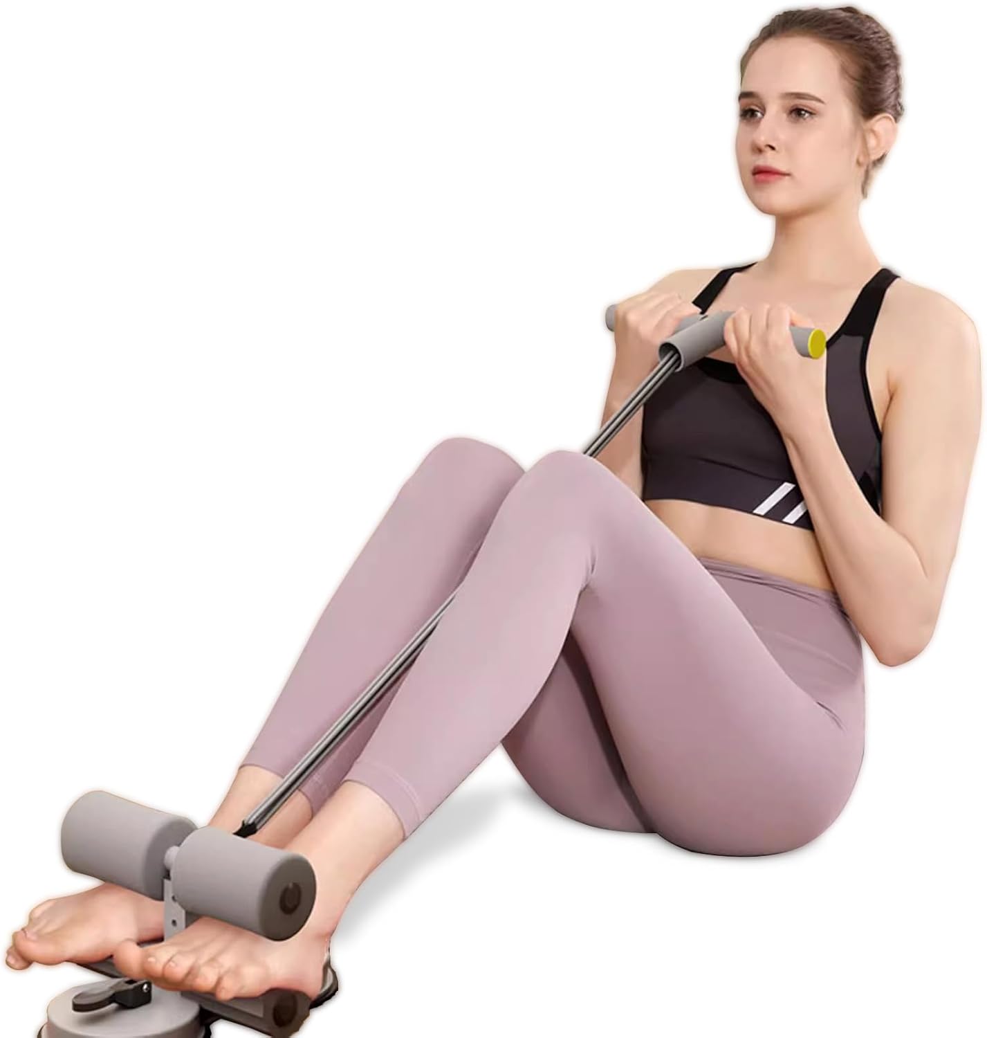 シットアップバー フットホルダー、ポータブルシットアップフロ - Sit Up Bar Floor のレビューと価格